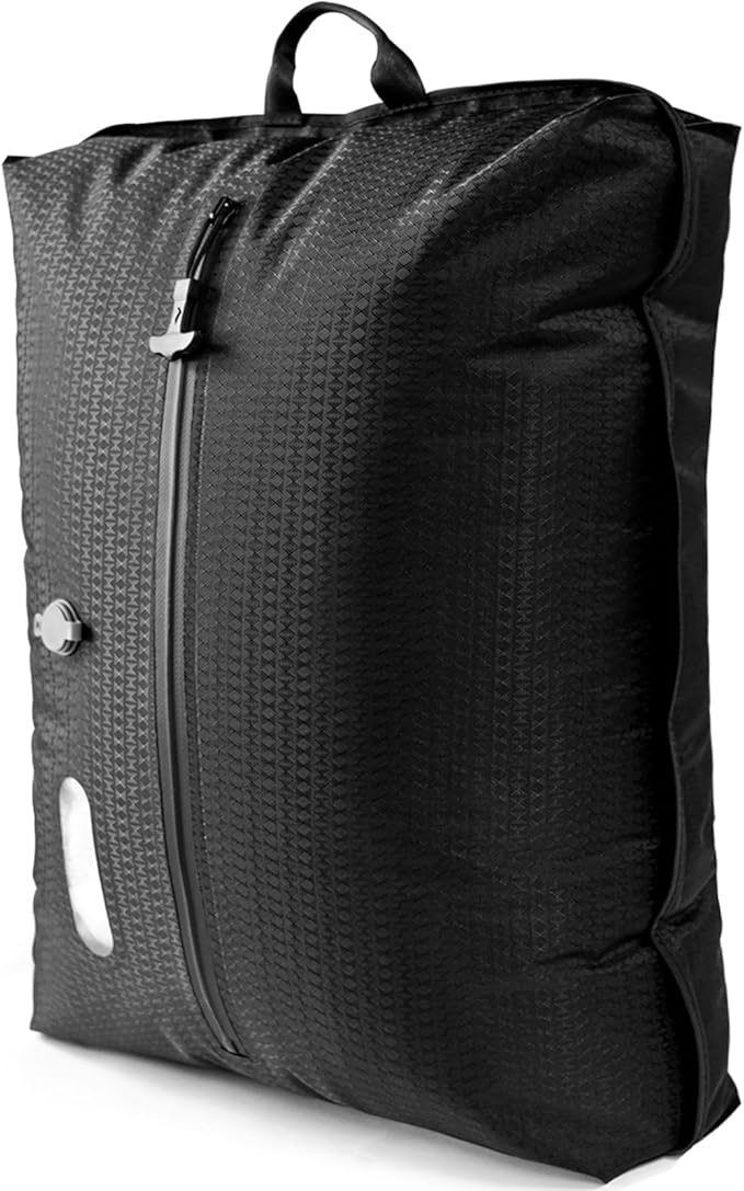 Vacuum Travel Bags with Pump Wireless, Reusable Compression Bags for Travel, Double Layer Travel Vacuum Bags for Luggage with IP67 Waterproof, Vacuum Seal bags for Clothing travel, 45L 1PC NO Pump