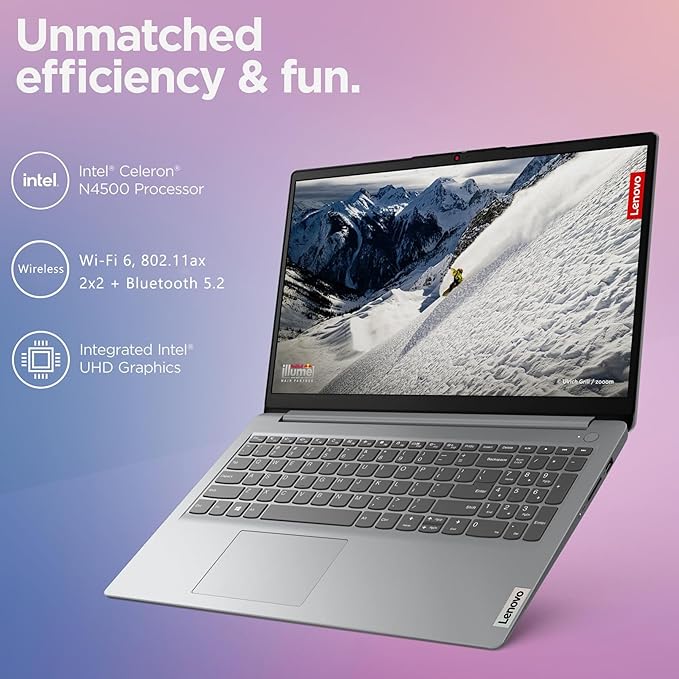Lenovo Laptop Computers for Home Business Student Study, 15.6" FHD, Intel Processor, 32GB DDR4 RAM, 1TB PCIe SSD, WiFi 6, Bluetooth 5.2, Type-C, Webcam, Numeric Keypad, Cloud Grey, Windows 11 Pro