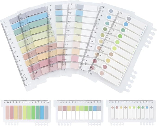 10 Colors Page Tabs,3 Designs Sticky Index Tab,1200pcs Annotation Tabs for Book,Clear Book Sticky Note Tabs,Writable and Repositionable Book Flags Strip for Book Annotation Supplies