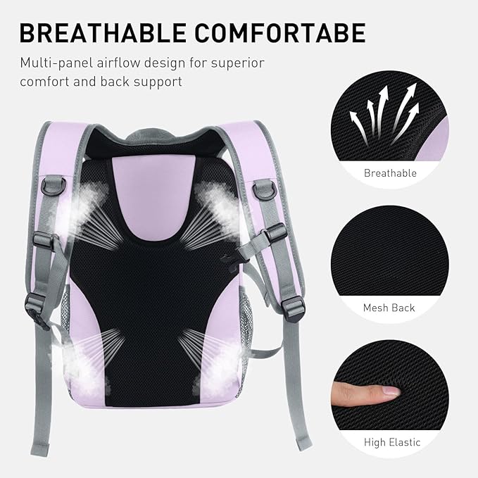 20L Lightweight Hiking Backpack for Men & Women – Small Travel Daypack with Phone Pocket – Durable & Compact for Hiking,Traveling,Camping,and Outdoor Adventure,Purple