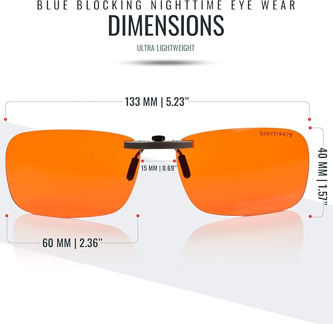 Clip-on Blue Light Blocking Eyewear