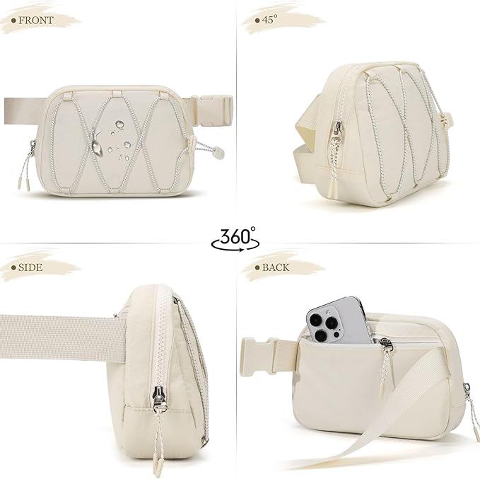 MAXTOP Small Crossbody Bags for Women Belt Bag Fanny Pack with Adjustable Strap