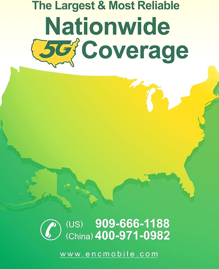 Prepaid SIM Card USA $15/mo - 2GB/Mo. 5G/4G LTE Data + One SIM Dual Number (US & China) + Unlimited US/China/Canada/Mexico Talk & Global Text, Wi-Fi Calling, 3 in 1 SIM Card Included