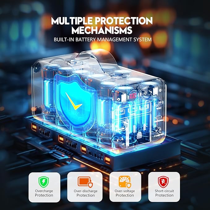 150W Portable Power Station, 42000mAh/155Wh Power Bank with AC Outlet, Dual Way 65W PD/USB-C Port, Laptop Charger for Outdoor Camping Home Emergency Outage