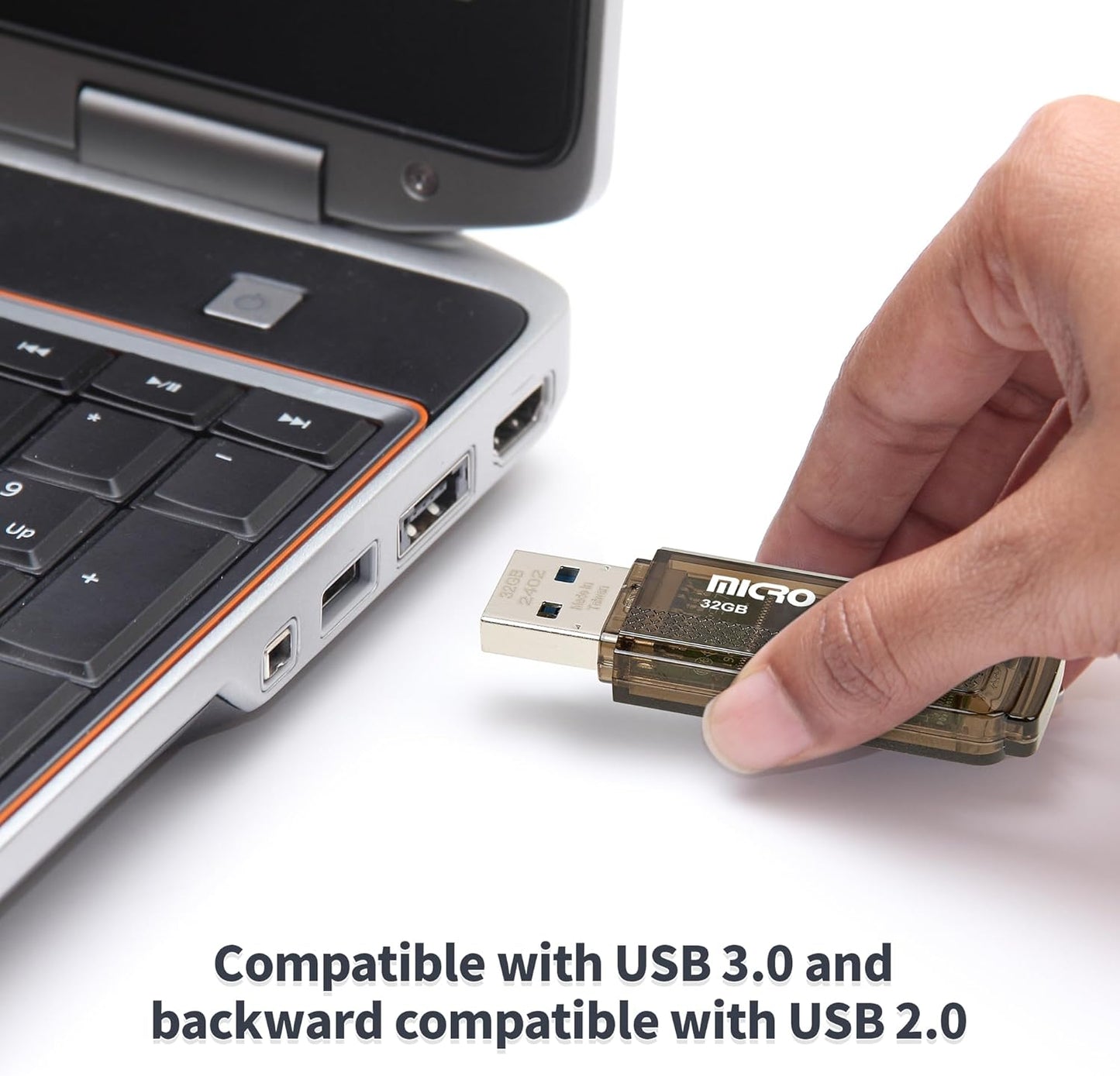 INLAND SuperSpeed 10 Pack 32GB USB 3.0 Flash Drive Memory Data Storage Jump Drive Without LED (32G 10-Pack)