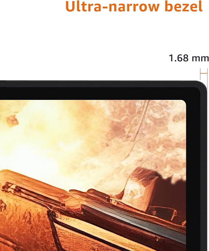 Amazon Basics 24 inch Gaming Monitor, FHD 1080P, 165Hz, VESA Compatible, Adaptive sync, 1ms Response, Black