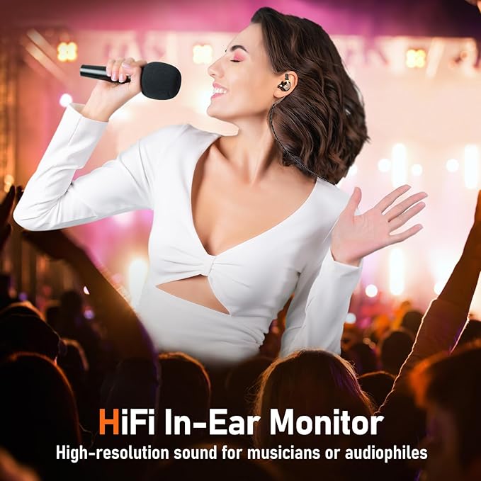 Vibes 202 Wired Earbuds - HiFi in Ear Monitor Headphones – Professional Noise-Isolating Ear Buds - Clear Sound, Deep Bass & Comfort-Fit IEM Earphones - MMCX to 3.5mm, Silver Plated Cord, Carrying Case