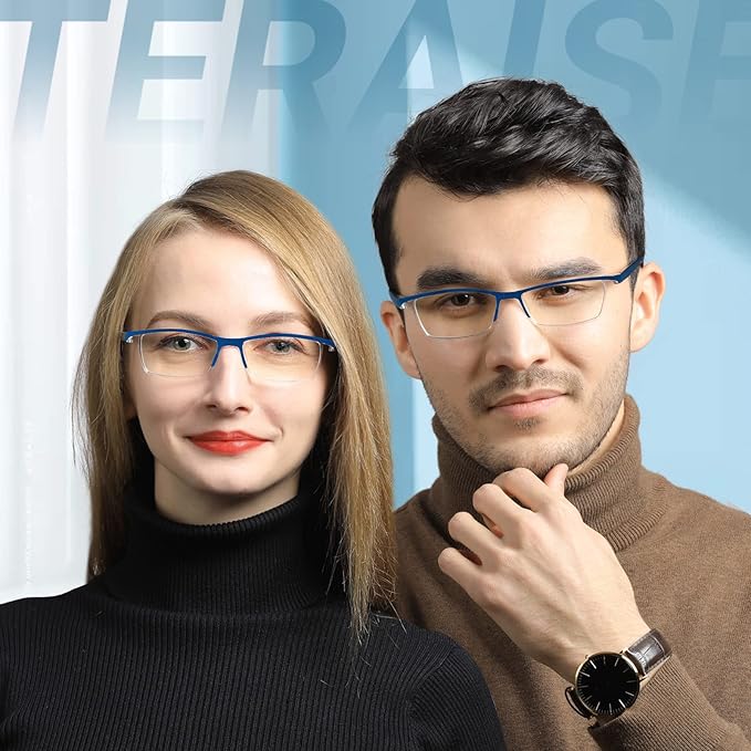 TERAISE Fashion Anti-blue light Reading Glasses Men Women Computer Reader