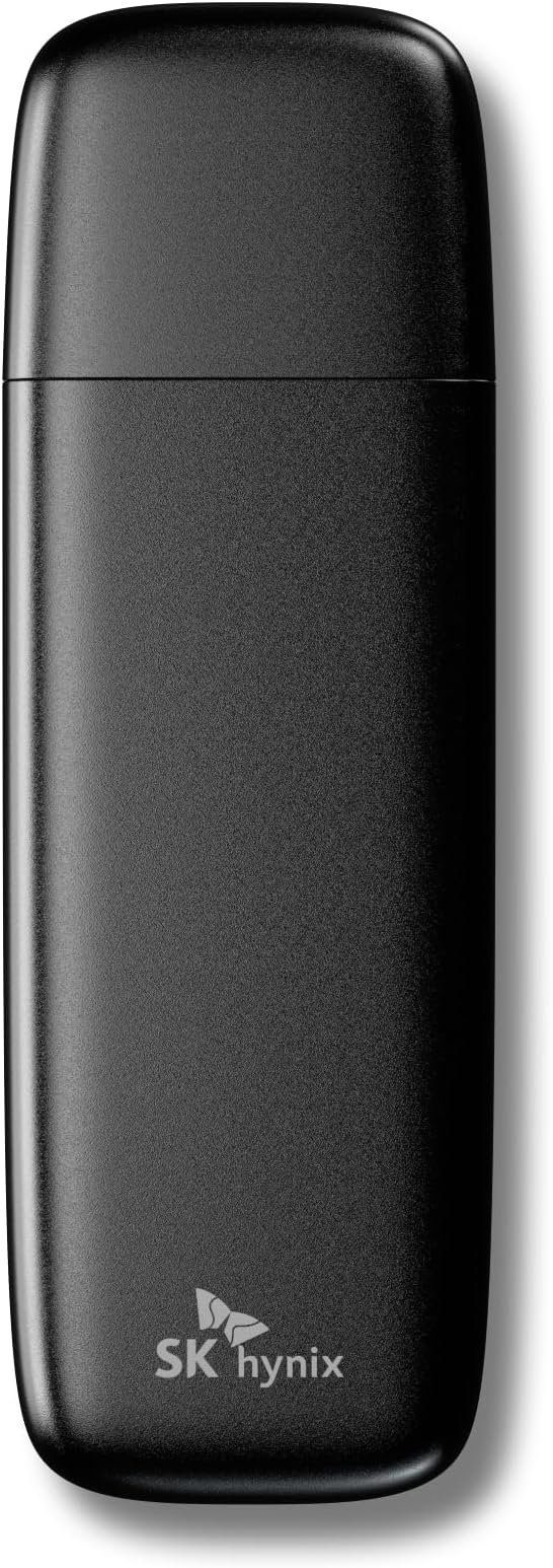 SK hynix Tube T31 2TB Stick Type SSD with DRAM | up to 1000MB/s | 10 Gbps | USB-A 3.2 Gen2 | External Solid State Flash Drive Compatible with Mac, Window PC, Gaming Console