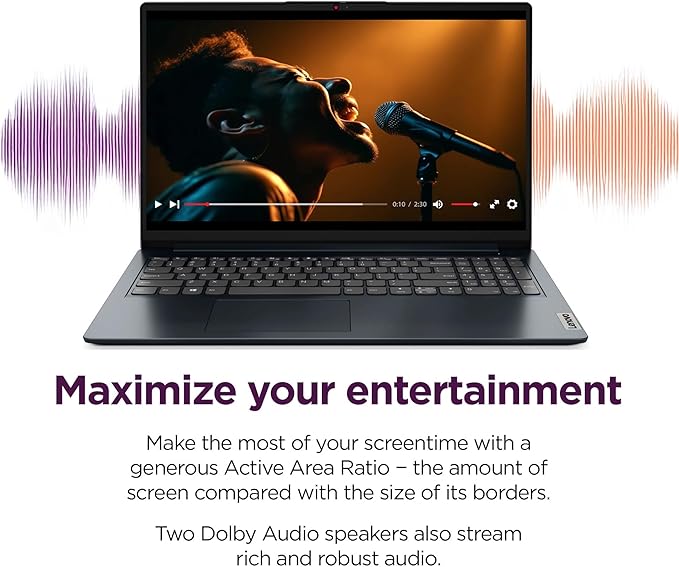 Lenovo IdeaPad Laptop for Business Student 2025, 15.6" Display, 12GB RAM +1.1GB Storage (500GB SSD +128GB eMMC +500GB Ext), Dual Intel Core Processor, WiFi 6, HubxcelAccessory, Office 365 1 Yr, Win 11