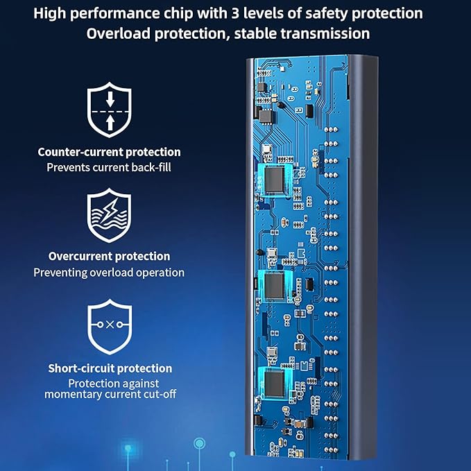 MaxLax 10 Port Aluminum USB 3.0 hub with 10 Port USB Data Transfer,Power Adapter USB Splitter Independent Switch