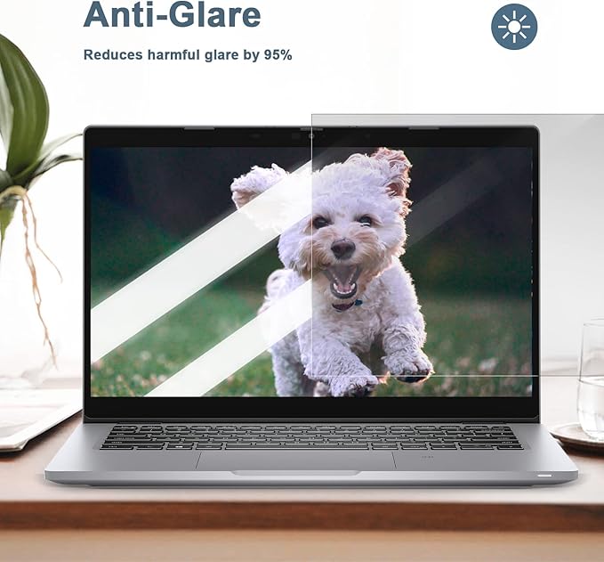 IPROKKO Laptop Privacy Screen 15.6 Inch for Hp/Dell/Asus/Acer/Samsung/Lenovo/HUAWEI, Removable 16:9 Aspect Privacy Filter, Anti Glare Blue Light Laptop 15 in Black Spy Security Shield