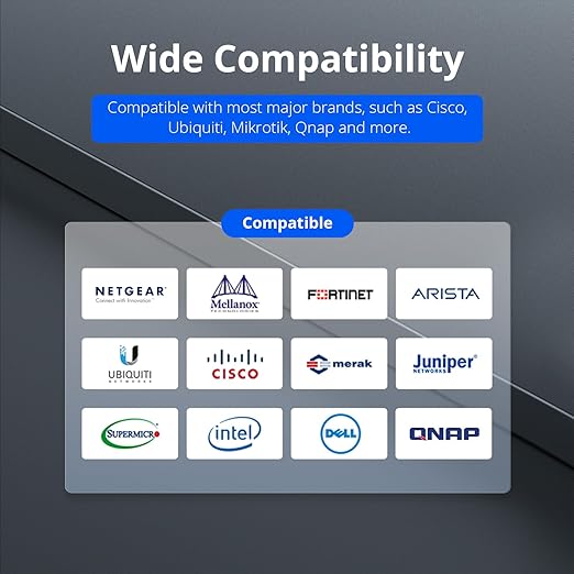 ipolex 10G SFP+ Twinax Cable, Direct Attach Copper(DAC) Passive Cable, 0.3m (0.98ft), for Cisco SFP-H10GB-CU0.3M, Meraki, Ubiquiti UC-DAC-SFP+, Mikrotik, Intel, Netgear, D-Link and More, 2 Pack