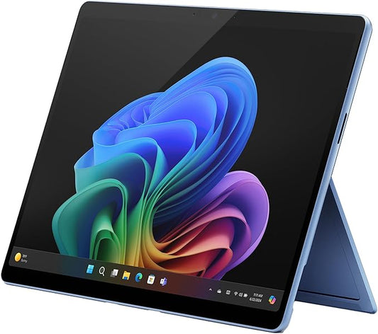 Microsoft Surface Pro 2-in-1 Laptop/Tablet (2024), Windows 11 Copilot+ PC, 13" Touchscreen OLED Display, Snapdragon X Elite (12 Core), 16GB RAM, 1TB Storage, Sapphire