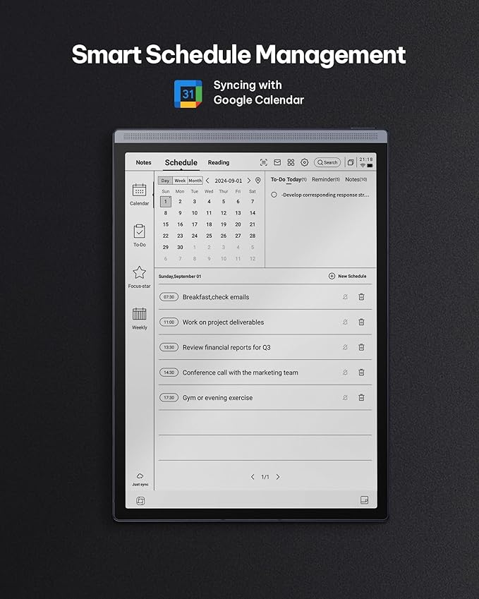 iFLYTEK AINOTE Air 2 AI Paper Tablet Writing Tablet, 8.2-inch Digital Notebook with Pen, Voice-to-Text Transcription, Multi-Languages Chatgpt Support