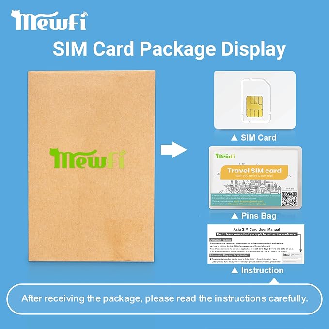 Asia SIM Card 30Days 5GB - 4G High-Speed Communication, 24/7 Whatsapp Support - Covers Japan, Korea, China & More - Use Google, Instagram, Twitter - Easy Activation - for Unlocked Smartphones