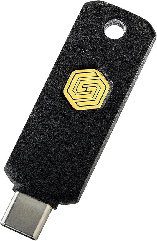 GoTrust Idem Key C, NFC and FIDO2 L2 Certified Security Key, USB-C, Multi-Protocol Two-Factor Authentication, IP68 Waterproof, Passwordless Login, Designed for Education, IT Teams, Organizations