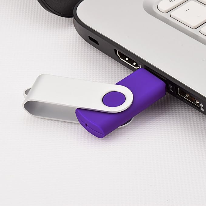 KOOTION 10PCS 16GB USB 2.0 Flash Drive 10 Pack USB Flash Drive Memory Stick Thumb Drive Flash Drives Purple