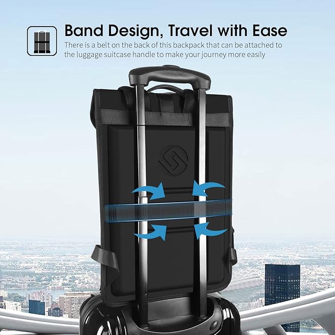 Smatree Upgrade Hard Laptop Backpack for 15.6inch DELL XPS 15,Acer Aspire 5/Nitro 5/Nitro V 15,HP OMEN 15, for 13-14.5inch XPS 14/13 Plus/13 2-in-1/13,Surface Pro 8 13inch, 13-15.6inch Bag