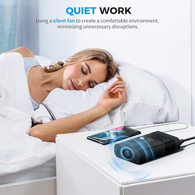 500W Pure Sine Wave Voltage Converter US to Europe, 220V to 110V Converter for European Travel, Power Converter Adapter Combo PD for CPAP Hair Straightener Cruler Shaver Toothbrush Laptop Camera Phone