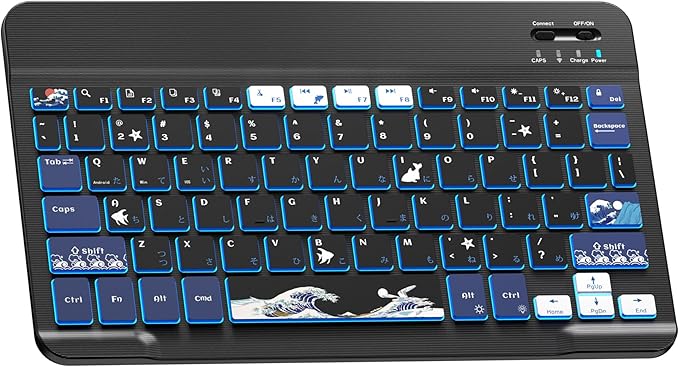 OHY Bluetooth Keyboard for iPad 10th/9th/8th/7th Gen, iPad Pro,iPad Air 13/11 inch & iPad mini | Ultra-Thin Lightweight Wireless Keyboard with Rechargeable Battery & Bluetooth for iOS/Android Devices