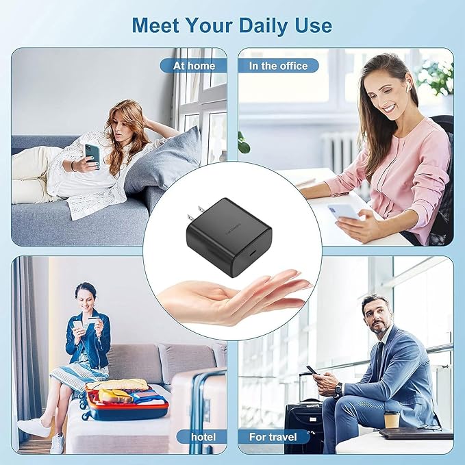 45W Super Fast Charger Type C, USB-C Fast Charger for Sumsung S25 Ultra/S25/S25+/S24 Ultra/S24/S24+/S23 Ultra/S23/S23+/S22 Ultra S22+/S22 ultra/S22