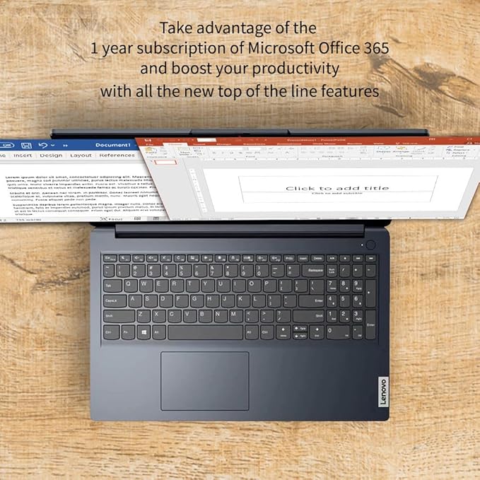 Lenovo IdeaPad 15.6" HD Anti-Glare w/ 1 Year Microsoft 365, 20GB RAM, 1.1TB SSD, Windows 11 Pro, Up to 9.5 Hours Battery Life, Intel Processor, WiFi 6, HDMI, USB-C, SD Card Reader, w/WOWPC USB