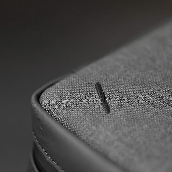 Native Union Stow Organizer – Premium Travel Tech Kit Crafted with Durable Canvas – Keep Essentials Organized with Flexible Storage & Quick-Access Pocket for Cables, Chargers, SIM Cards & More (Slate)