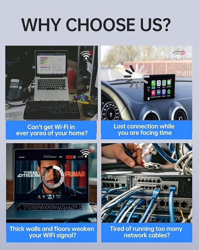 WiFi Extender, WiFi Extender Signal Booster Dual-Band(5.8G&2.4G) Wireless Repeater Coverage to 13888 sq. ft & 150+ Devices, WiFi range extender, WiFi Booster Extender for Home, Internet Booster