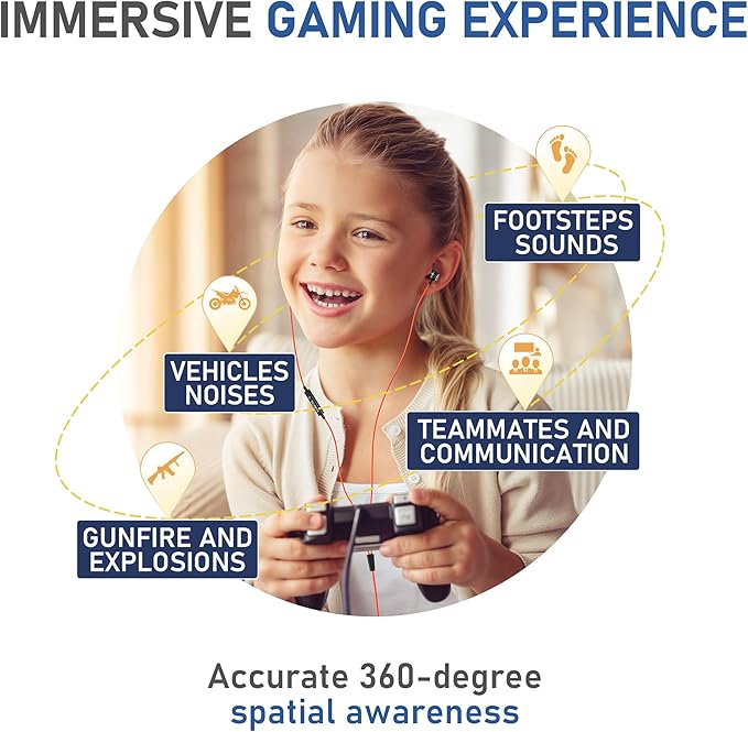 LUDOS Clamor USB C Headphones for iPhone 16 15 Pro Max Plus iPad Pro, 5 Years Warranty, USB-C Earbuds for Samsung Galaxy S24 S23 Ultra S22 S21 FE S20 A55 A54 A53, USB Type C Earphones - Coral