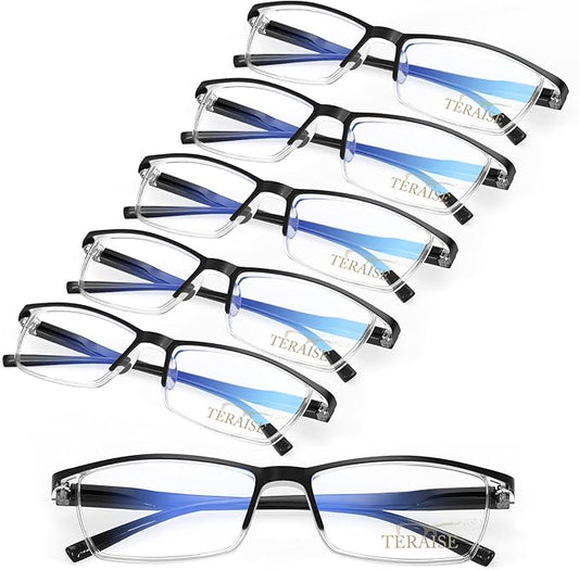 TERAISE Fashion Anti-blue light Reading Glasses Men Women Computer Reader