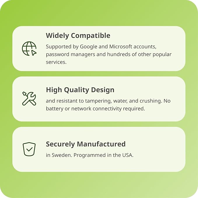 Yubico - YubiKey 5 Nano - Two-factor authentication (2FA) security key, connect via USB-A, compact size, FIDO certified - Protect your online accounts