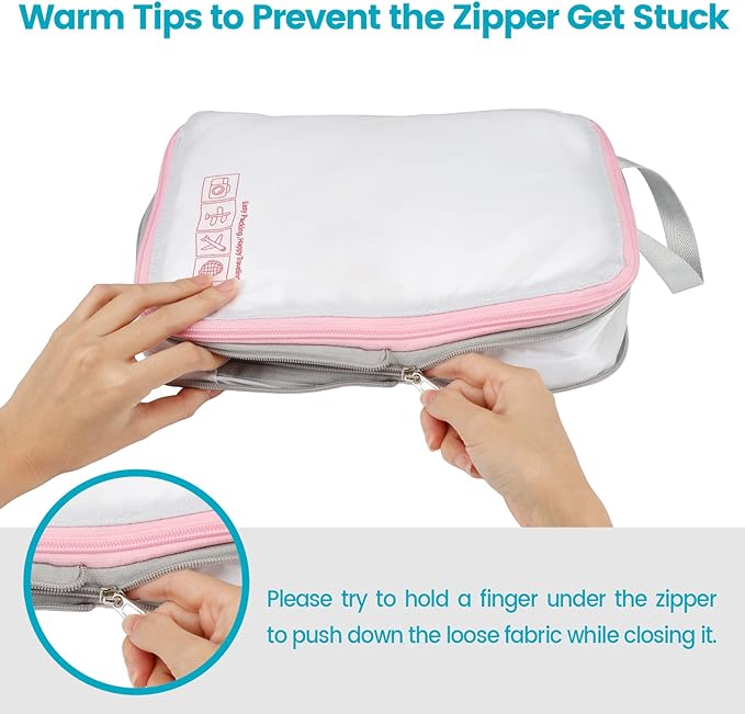 Cambond Compression Packing Cubes for Travel Women - Travel Bags Luggage Organizers Travel Essentials Compression Cubes for Travel Carry on Suitcases Organizer
