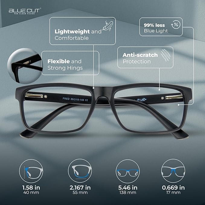 Blue Light Blocking Glasses For Men/Women Anti-Fatigue Computer Monitor Gaming Glasses Reduce Eye Strain Game Glasses