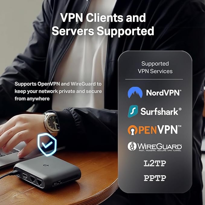 TP-Link Dual-Band Wi-Fi 6 AX3000 Travel Router TL-WR3002X | Multi-Gig Portable | OpenVPN, WireGuard | Easy Public WiFi Sharing | Hotel/Cruise/Travel Approved | Phone WiFi Tether | USB 3.0 | Multi-Mode