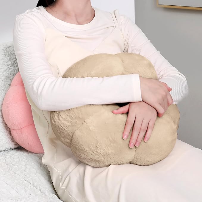 CreaDream Pumpkin Tablet Pillow Stand Holder for Kindle iPad, Adjustable Phone Pillow Stand for Lap Bed with Detachable Snack Bowl, Compatible with 4.7"-13" Tablet, iPad, iPhone, Samsung Tabs, Kindle