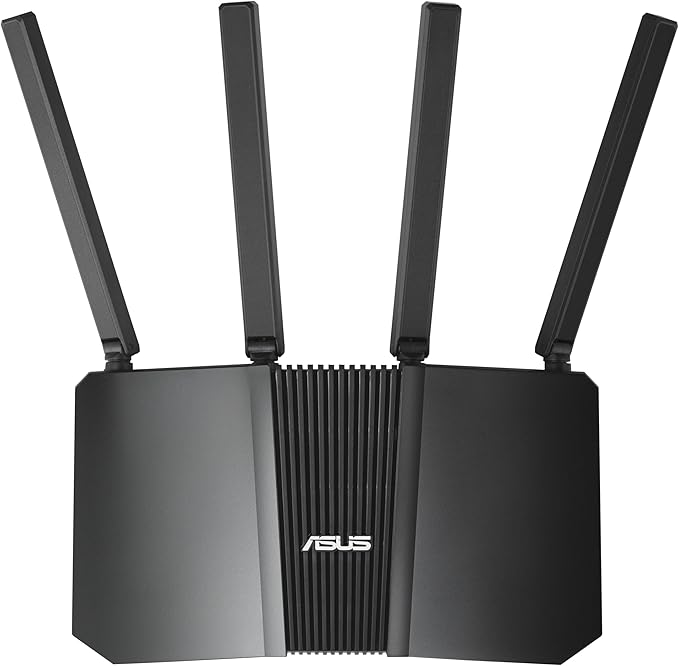 ASUS RT-BE58U WiFi 7 BE3600 AiMesh Extendable Router, 4K-QAM, MLO, AI Detection 2.5G Port, Four 1G Ports, Commercial-Grade Network Security, Parental Control, IoT Network, Kid’s Network, VPN Network