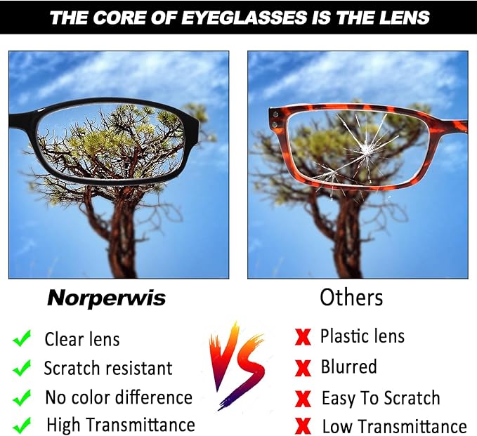 NORPERWIS 6 Pack Ladies Reading Glasses for Women Blue Light Blocking Spring Hinge Fashion Eyeglasses Readers for Women (6 Pack Mix Color-8, 3.00)