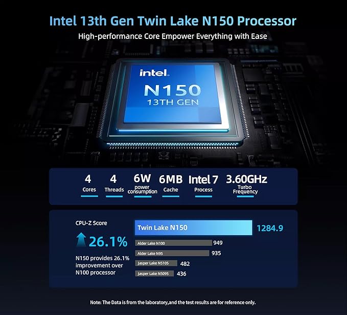 HP 14” Flagship Laptop 2025 AI-Powered Computer, Office Lifetime, Student Business, 4-Core Intel CPU, 16GB RAM 628GB Storage (128GB UFS+ 500GB Ext), Long Battery HubxcelAccessory Win 11 Pro Sky Blue