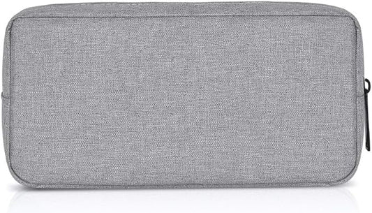 Universal Electronics/Accessories Soft Carrying Case Bag, Durable & Light-weight,Suitable for Out-going, Business, Travel and Cosmetics Kit (Big-Gray)