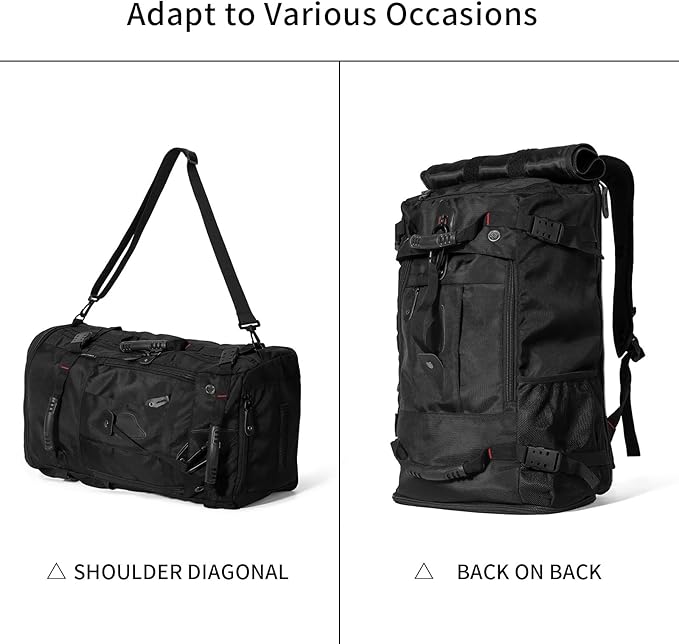 Large Capacity For Travel Hiking Sports Carry On Backpack Durable Convertible Duffle Bag Laptop airplane
