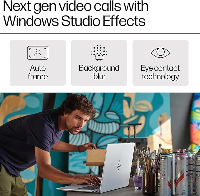 HP Envy 17.3" Business Laptop, FHD Touchscreen, Intel Core Ultra 7 155U, Lightweight, HDMI, Thunderbolt 4, IR Camera, Wi-Fi, Windows 11 Pro, 64GB DDR5 RAM, 1TB SSD