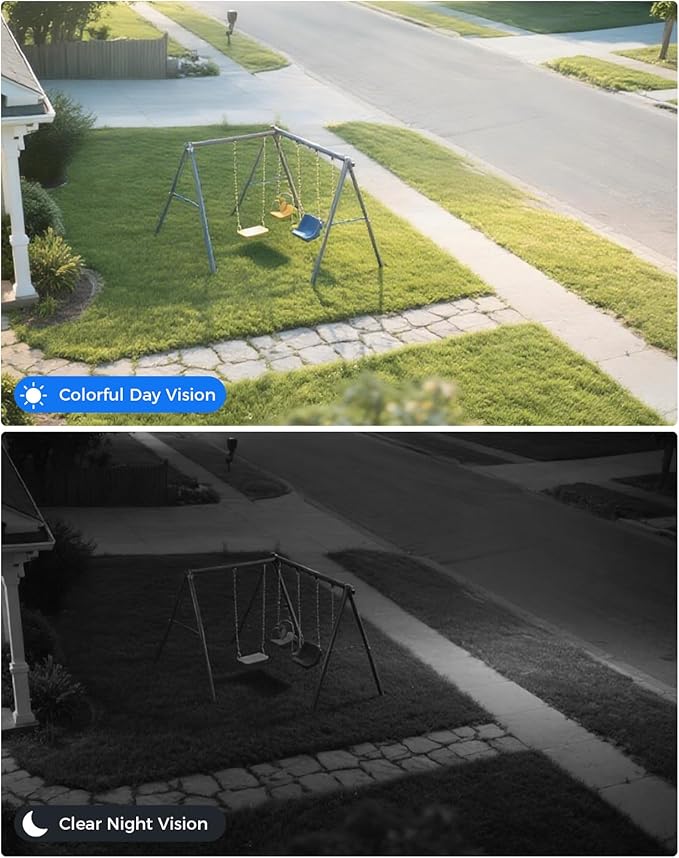 Hiseeu 100ft WiFi Pro Security Camera System, 16CH 4K NVR Kit, Wired Plug-in Powered 8Pcs 5MP CCTV Home Security Camera System for Indoor/Outdoor Use, Night Vision, IP66, Motion Detection, 3TB HDD