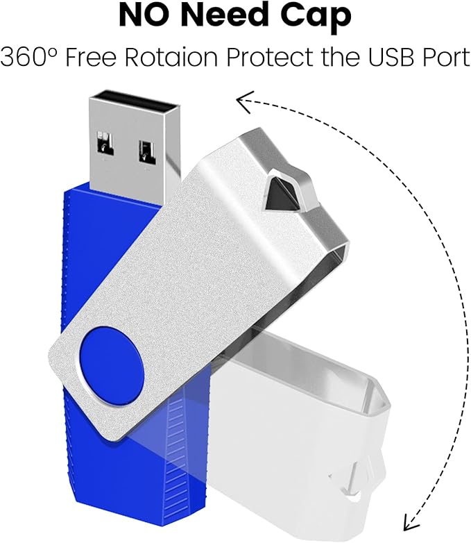 (Not 256GB) 256MB 50 Pack of Flash Drives Bulk EASTBULL USB 2.0 Flash Drives Pack USB Drives Bulk Thumb Drives in Bulk with 50 Strings (256 MB)