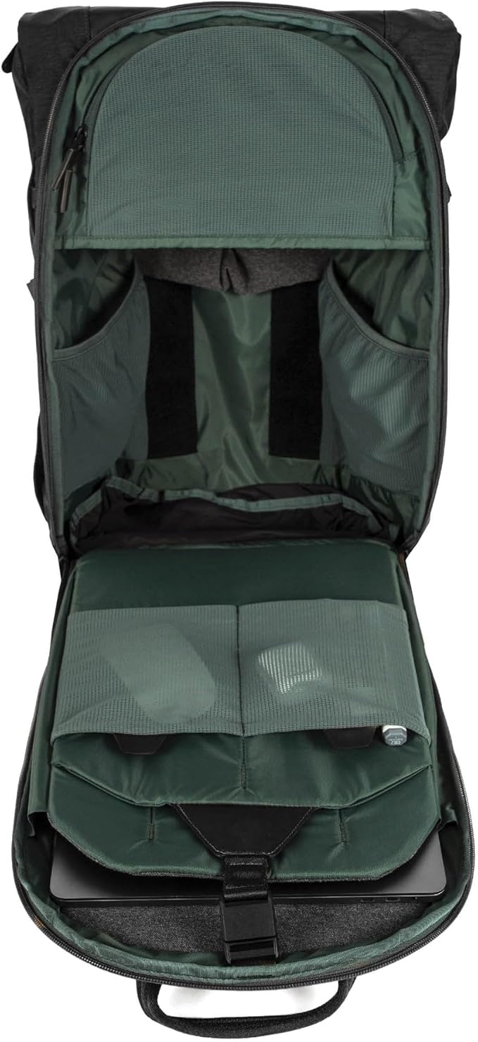 ERRANT Backpack Obsidian Black - Travel Backpack with Laptop Compartment, Waterproof 22L Everyday & Commuter Backpack for Men & Women