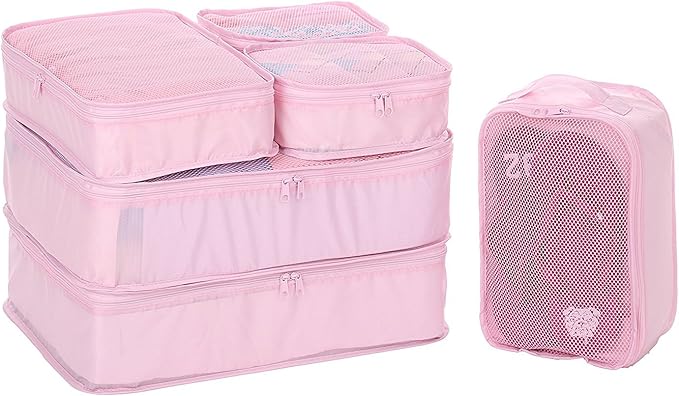 JJ POWER Travel Packing Cubes, Luggage Organizers with Shoe Bag