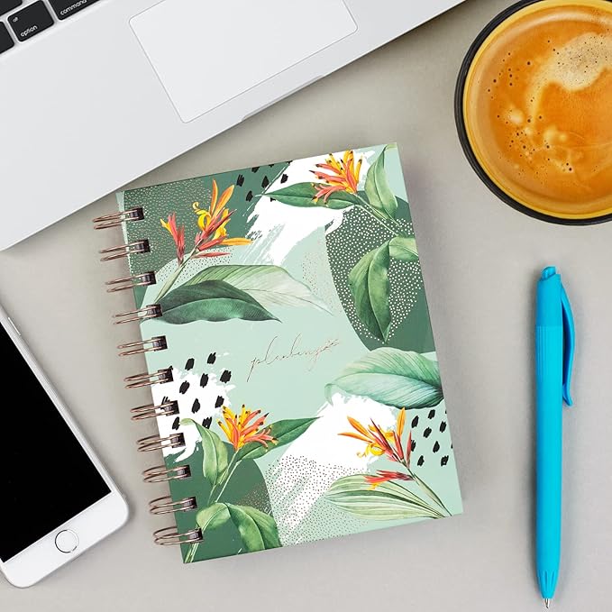 PLANBERRY Password Book Premium – Small Internet Address Organizer with A-Z Tabs – Pocket Website Password Keeper with Alphabetical Tabs – 4.7x5.7″, Hardcover (African Green)