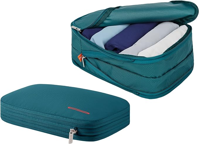 Bee Nesting Waterproof Compression Packing Cubes,Travel Packing organizers for Carry on Luggage,Backpacking, Suitcases