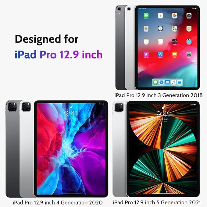 Magnetic Privacy Screen Protector for iPad Pro 12.9 Inch 2018 2020 2021 2022, Removable Anti Blue Light Glare Spy Private Filter