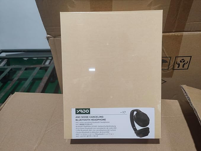 YMOO Bluetooth 5.2 Hybrid Active Noise Cancelling Headphones for Airplane Travel, Wired and Wireless ANC Headphones, 75H Playtime Over Ear Headphone, Bluetooth Headset with Mic for Adults